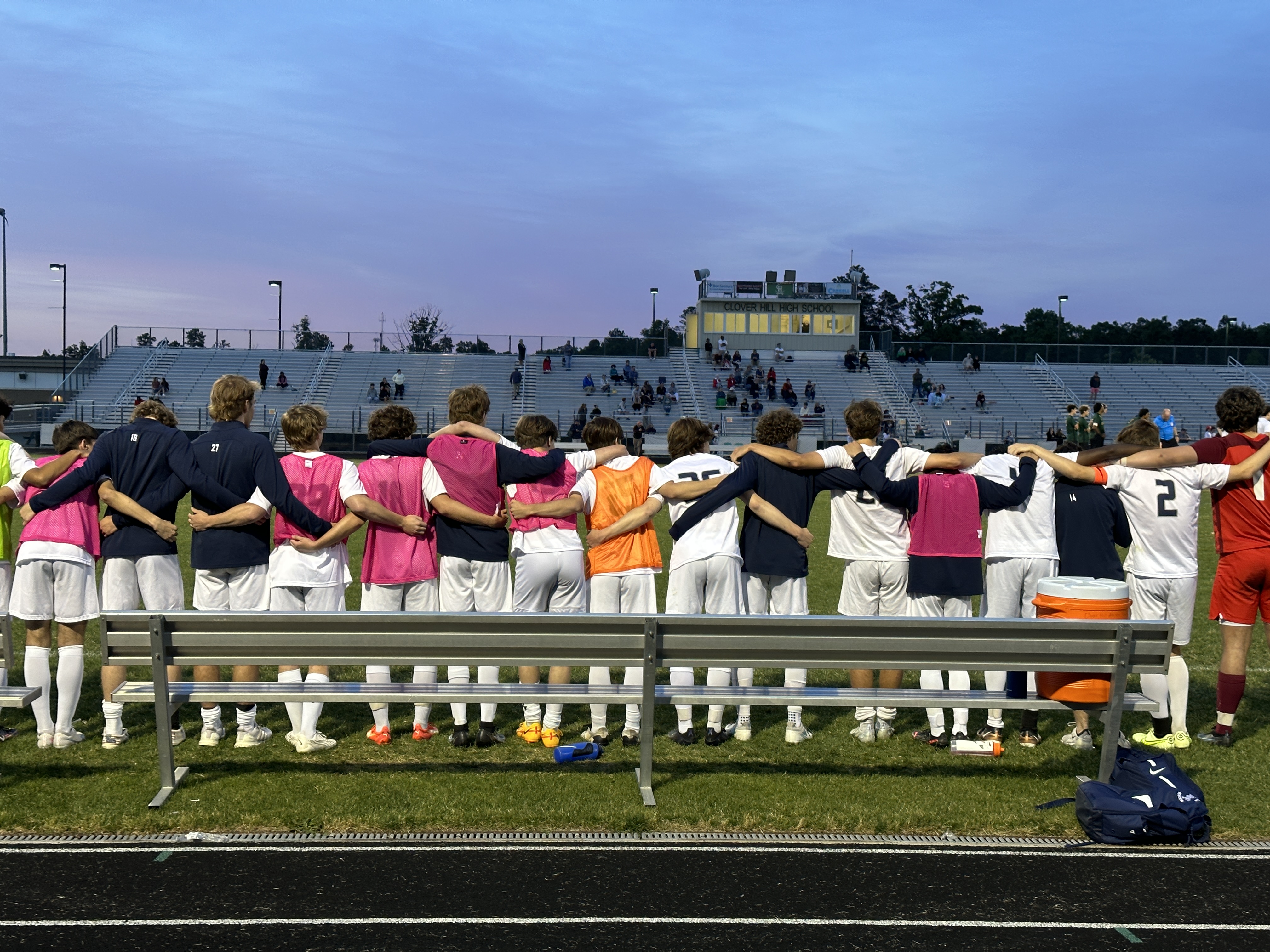 Team huddle